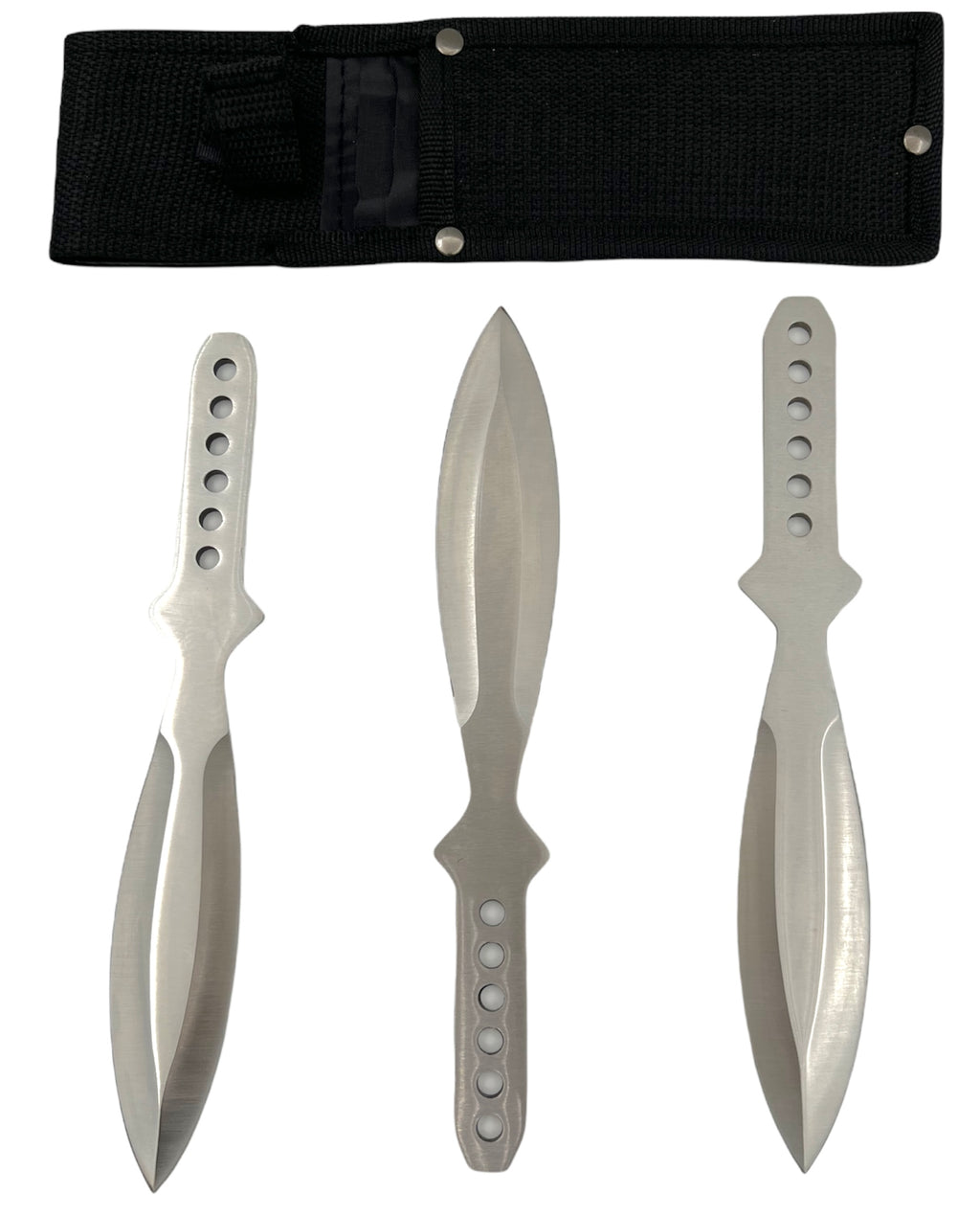 Tiger-USA®3 PC  Throwing Knives SILVER  with case (Set of 3)