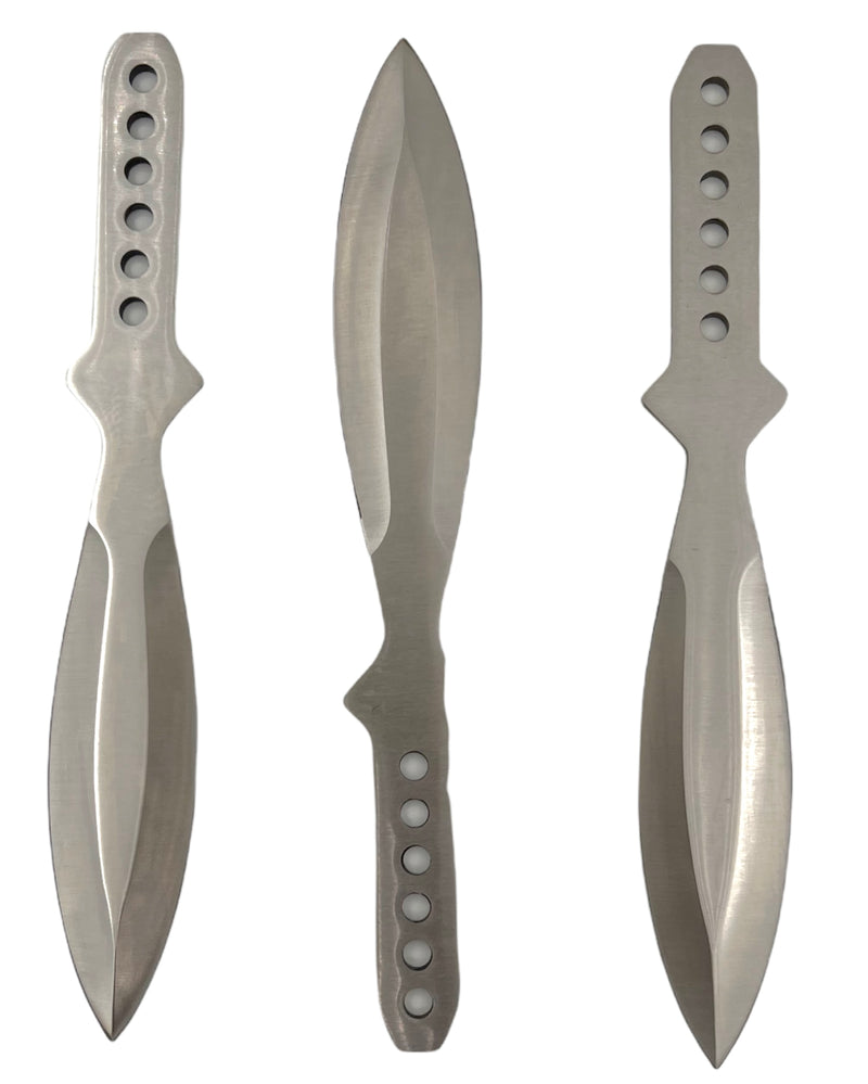 Tiger-USA®3 PC  Throwing Knives SILVER  with case (Set of 3)