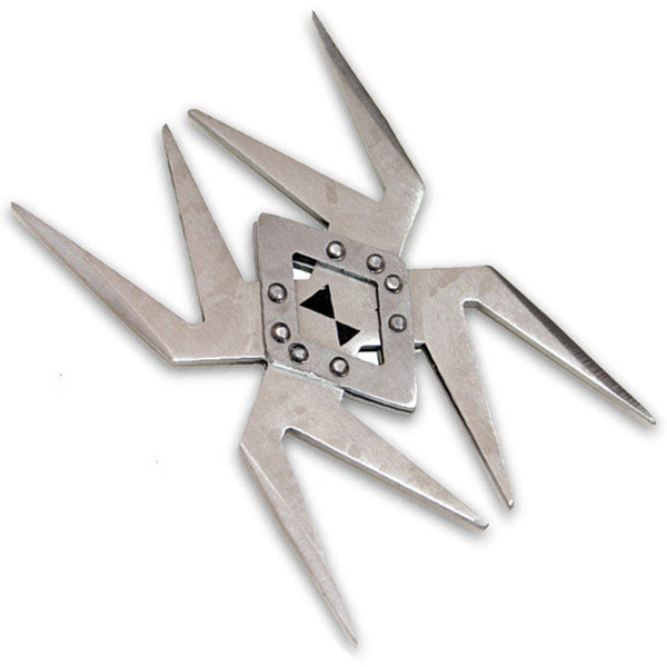 Spider Throwing Star- Silver, , Panther Trading Company- Panther Wholesale