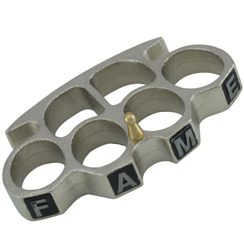Tiger Tactical Silver FAME Heavy Duty Belt Buckles/Paper Weights, , Panther Trading Company- Panther Wholesale