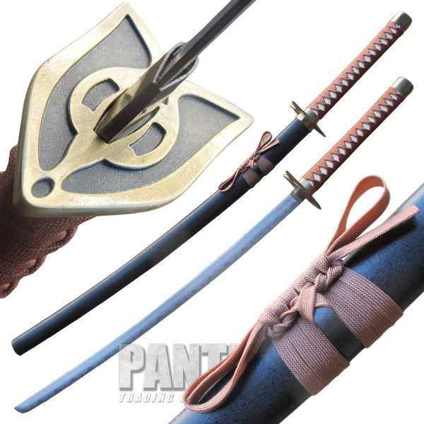 Tragedy Katana with Black and Gold Scabbard, , Panther Trading Company- Panther Wholesale