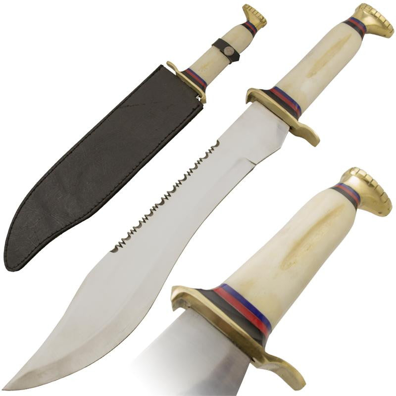 True Outdoors Animal Bone Stainless Steel Hunting Dagger, , Panther Trading Company- Panther Wholesale