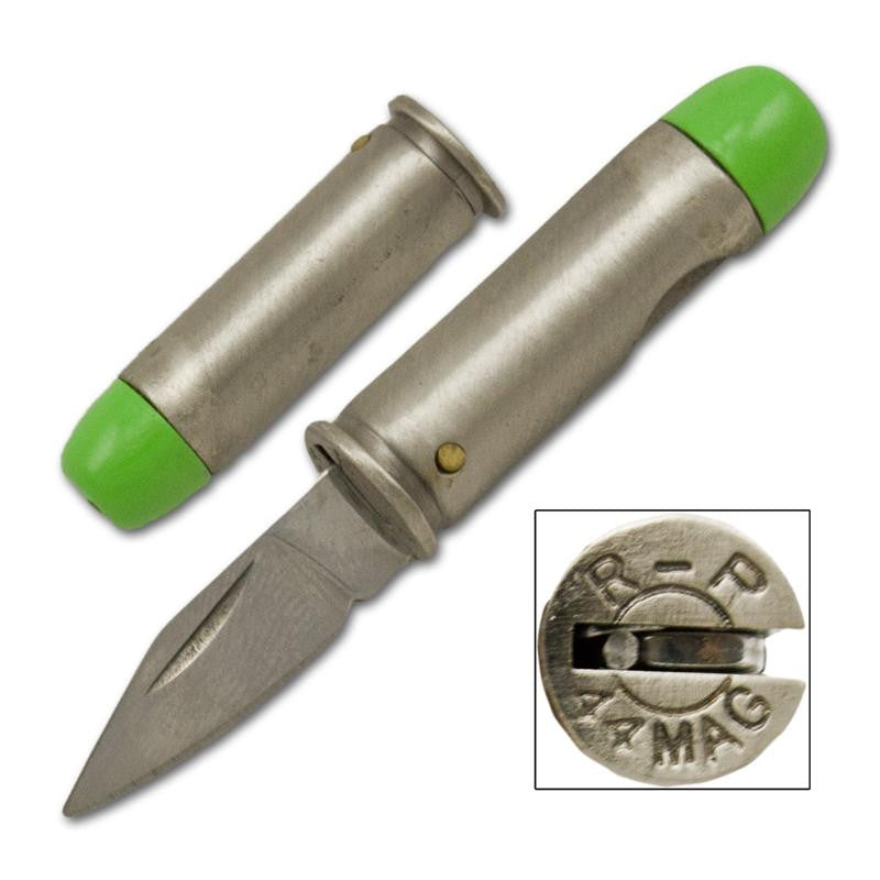 Undead Green Bullet Knife - 44 Mag, , Panther Trading Company- Panther Wholesale