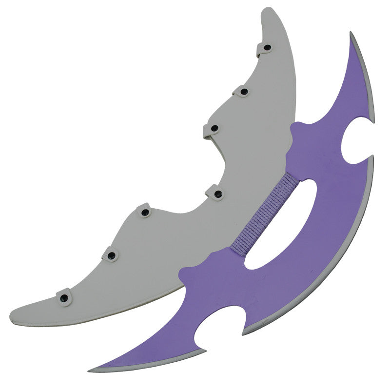 Viper Slicer Purple 440 Stainless Steel Leather Sheath, , Panther Trading Company- Panther Wholesale