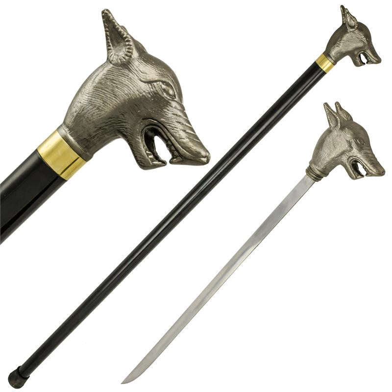 Wolf Walking Cane, , Panther Trading Company- Panther Wholesale