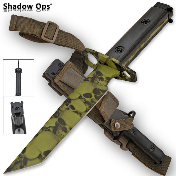 Heavy Duty Shadow Ops Bayonet Undead Skull, , Panther Trading Company- Panther Wholesale