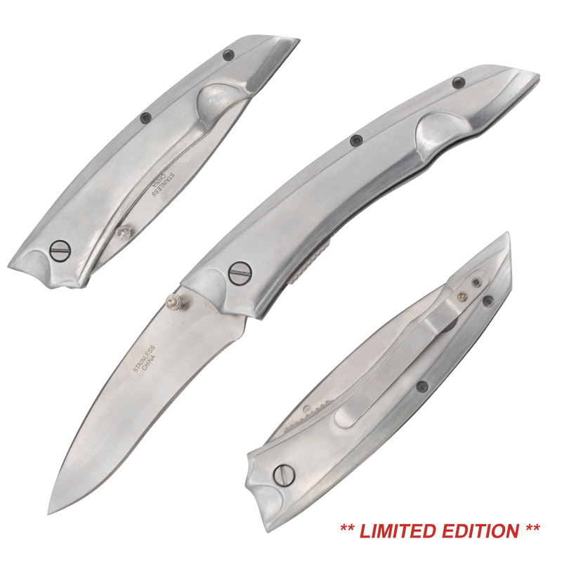 8 Inch Silver Moon Super Knife- Full Stainless Steel Knife