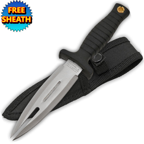7 Inch Dagger Style Boot Knife, , Panther Trading Company- Panther Wholesale