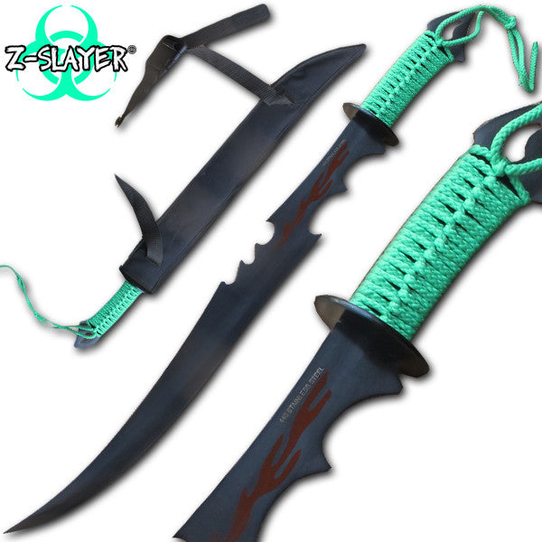 Z-Slayer Zombified Slayer Undead Sword, , Panther Trading Company- Panther Wholesale