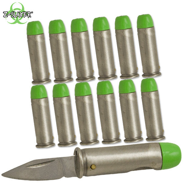 12 Piece Dozen Bullet Knife .44 Mag, , Panther Trading Company- Panther Wholesale