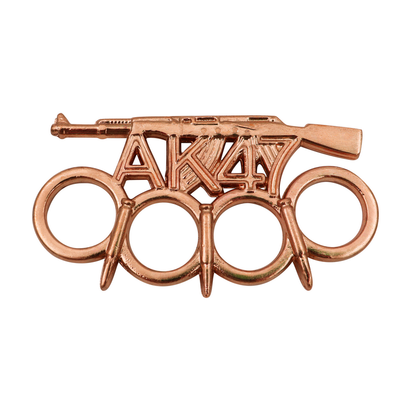 AK47 Knuckle Duster with Bullet Spikes - Copper