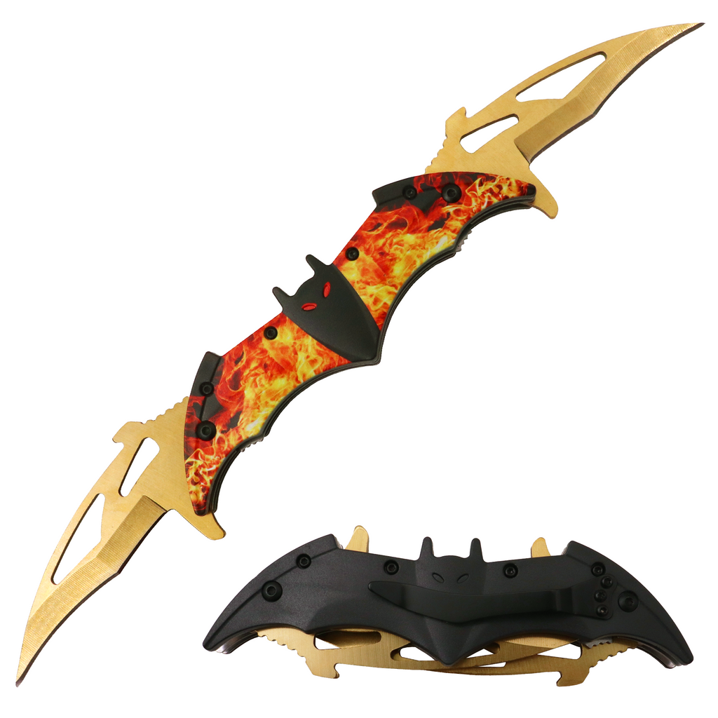 Tiger USA Dual Blade Spring Action Knife Fire
