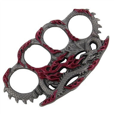 Draconic Protection Belt Buckle Paperweight Red, , Panther Trading Company- Panther Wholesale