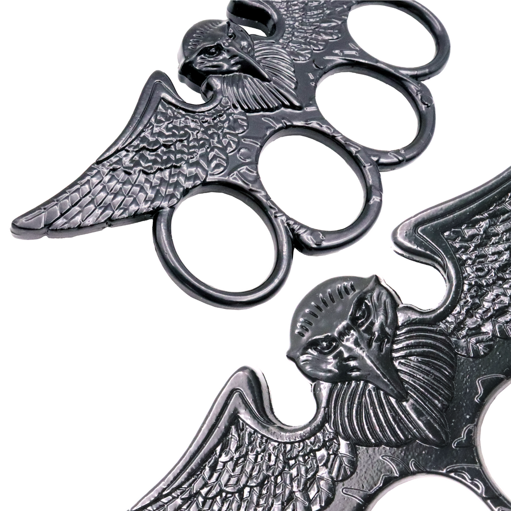 Winged Eagle Belt Buckle Paper Weight - BLACK