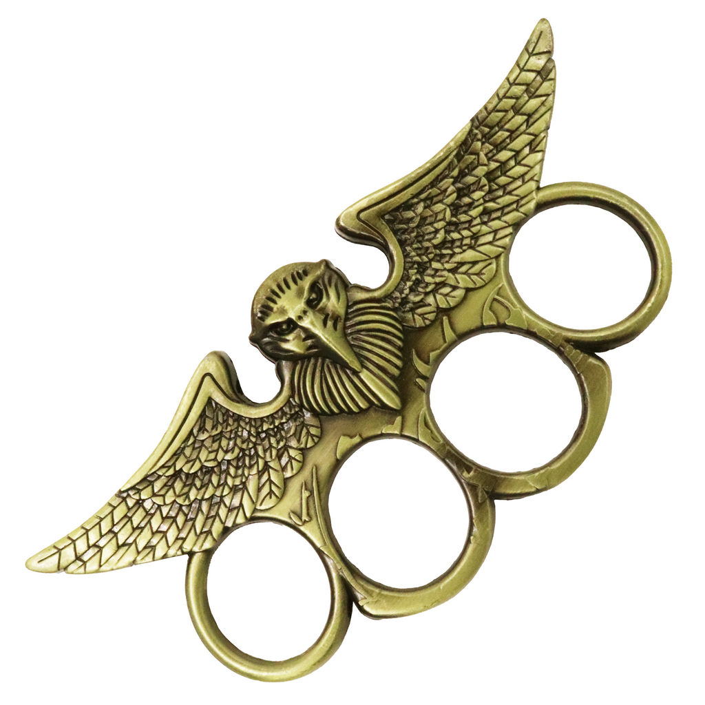 Winged Eagle Belt Buckle Paper Weight - BRASS