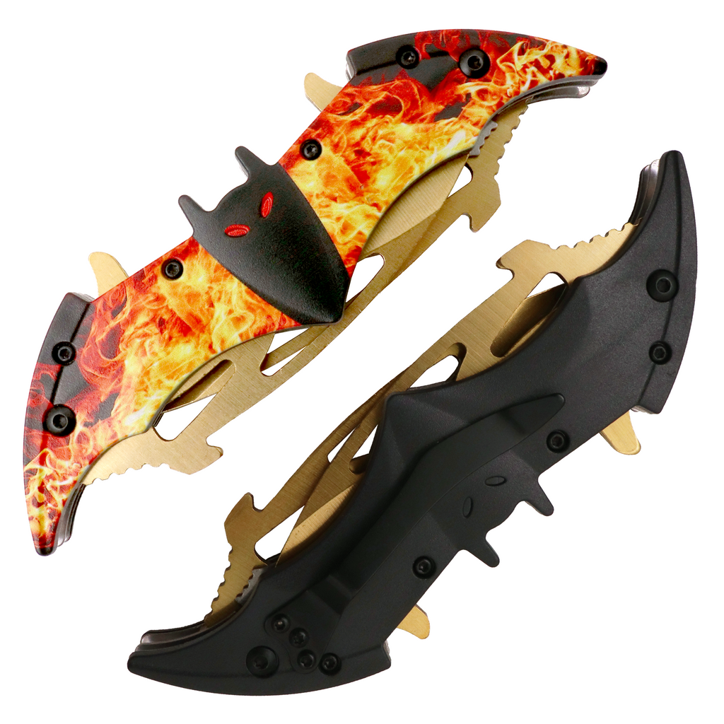 Tiger USA Dual Blade Spring Action Knife Fire