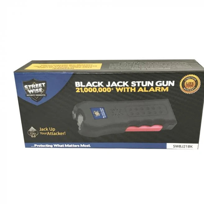 Streetwise™ Black Jack 120dB Stun Gun Alarm 21M