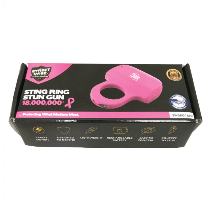 Sting Ring 18,000,000 Stun Gun Pink