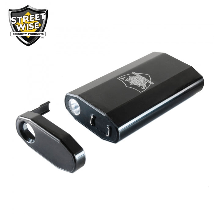 Streetwise 3N1 Stun Gun - Power Bank - XPE LED Light - 28,000,000