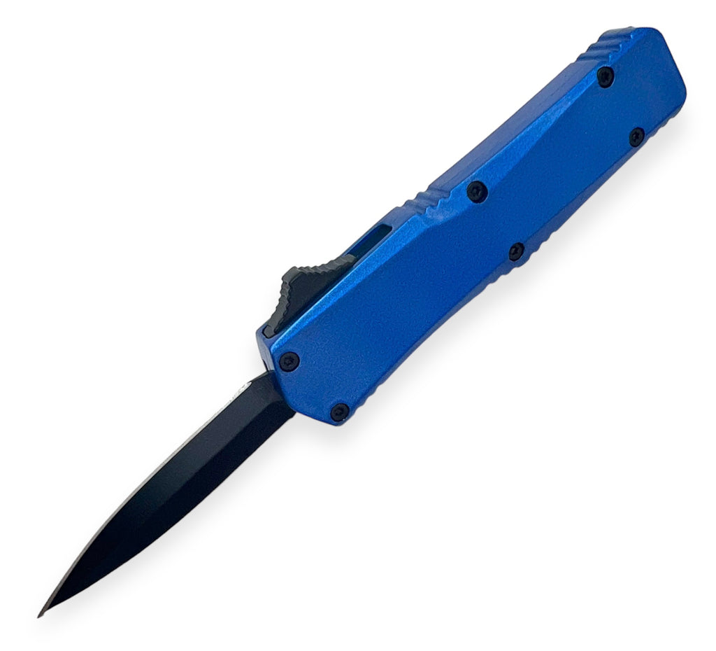 OTF Automatic Knife Drop Point  - Blue