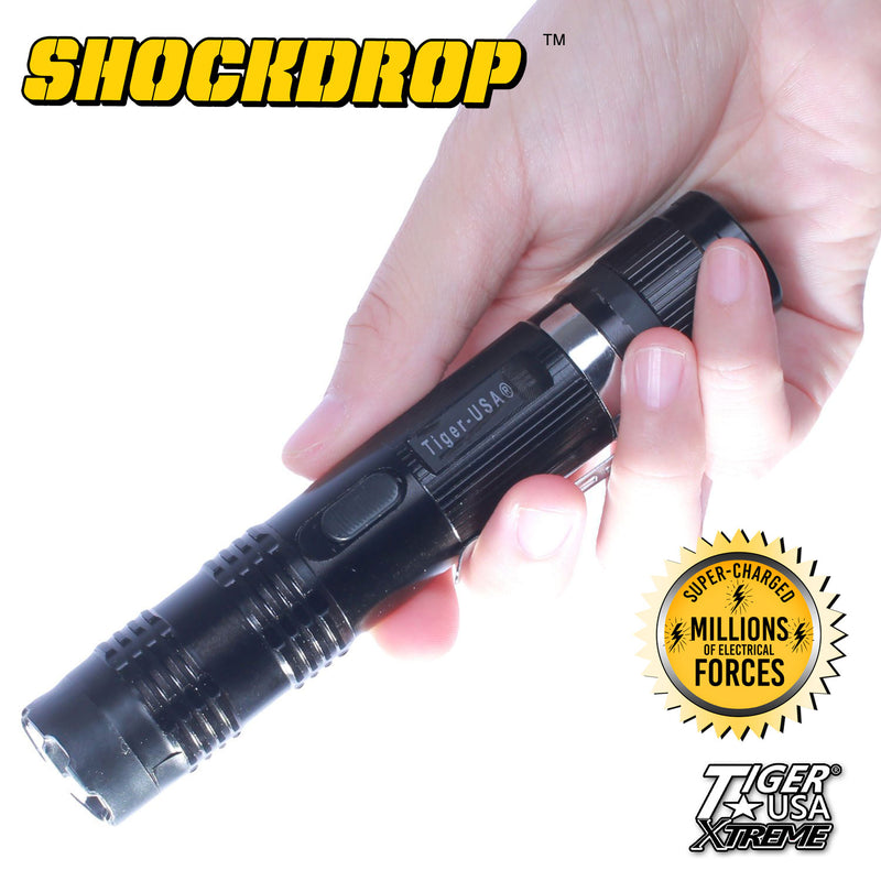 SHOCKDROP Tiger-USA Xtreme® 100 Mill Stun Gun Flashlight