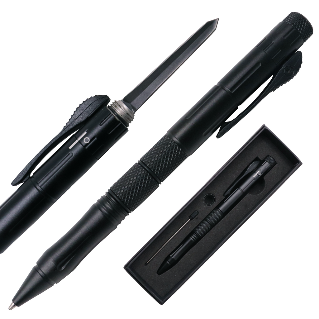 Tactical Automatic Pen Knife with Clip Trigger