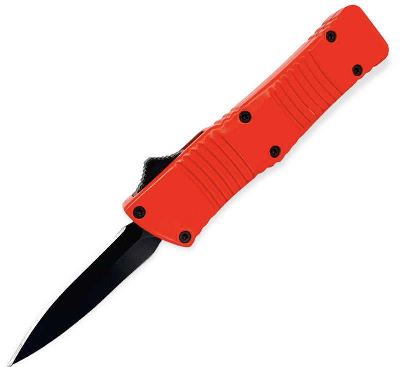 5.0 INC Automatic Knife Drop Point  - ORANGE (OTF)