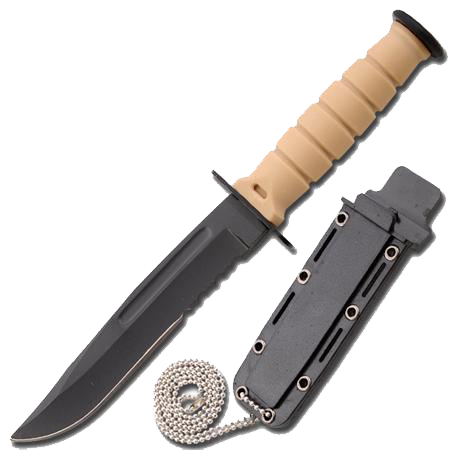 Tactical Camping Neck Knife with Sheath, , Panther Trading Company- Panther Wholesale